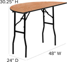 Load image into Gallery viewer, Half-Round Reception Table