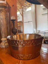 Load image into Gallery viewer, Copper Beverage Tub
