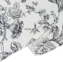 Load image into Gallery viewer, Black &amp; White French Toile Round Tablecloth (Round)

