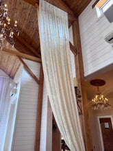 Load image into Gallery viewer, Grand Hall Ivory Victorian Jacquard Beam Draping
