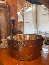 Load image into Gallery viewer, Copper Beverage Tub
